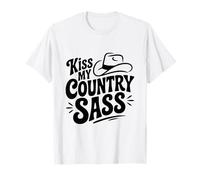 Kiss My Country SASS Southern Pride Camiseta