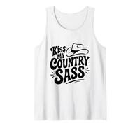 Kiss My Country SASS Southern Pride Camiseta sin Mangas
