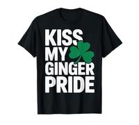 Kiss My Ginger Pride Funny Irish St Patricks Camiseta