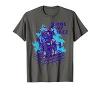 Kiss My Jazz - Ilustración de músico Camiseta