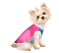 Kiss of Colors - Ropa para mascotas, camiseta personalizada para mascotas con estampado de beso de colores para perros y gatos pequeños, medianos y grandes