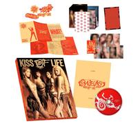 KISS OF LIFE - KISS OF LIFE - 3rd Single Album SWEAT Heat Ver. + OutBox + Photocard R + Sticker Pack + Lyric Paper + Photo Postcard + Heat Paper