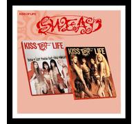 KISS OF LIFE - KISS OF LIFE - SWEAT 3rd Single Album, set HEAT + BURN, 2 Mini CD-R, 8 pegatinas, 2 hojas de letras, 2 HEAT Paper, 22 tarjetas fotográficas + regalo