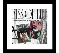 KISS of Life Nacido para ser XX, 2º mini álbum, CD+Revist Tarjeta fotográfic Adhesivo+Seguimiento Sellado (Buena versión)