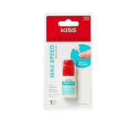 KISS PowerFlex - Pegamento de uñas de alta velocidad para uñas a presión, fórmula flexible de super resistencia, incluye botella 3g con tapa giratoria y aplicador de boquilla