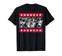 Kiss - Rock and Stars Camiseta, Hombre, Negro, 4XL