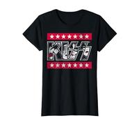 Kiss - Rock and Stars Camiseta, Mujer, Negro, S