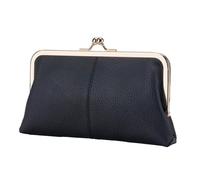 Kiss Rock Purse Monedero para Coche, Cuero PU, Gran Capacidad | Elegante Tarjetero Vintage Mini Monedero Vintage Cuero PU Monedero con Cierre a presión para Tarjetas de cre, Negro , Consulte la