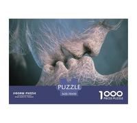 Kiss,Romantic Love Puzzle De Madera Impermeable Puzzle De 1000 Piezas Regalos para Adultos Desafiante Y Estimulante Rompecabezas para Adultos Juegos Educativos
