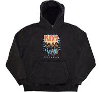 Kiss Sudadera Destroyer 3D Logo Unisex Charcoal Grey XL