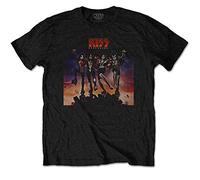 Kiss - T-Shirt # L Black Unisex # Destroyer
