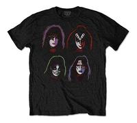 Kiss - T-Shirt # Xl Black Unisex # Faces