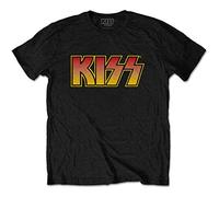 Kiss - T-Shirt # Xl Unisex Black # Classic Logo