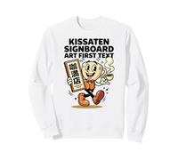 Kissaten Signboard Art First Text Mascot Japonés Sudadera
