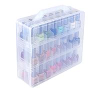 KISSBUTY Organizador universal de esmalte de uñas para 48 botellas, divisores ajustables, ahorro de espacio
