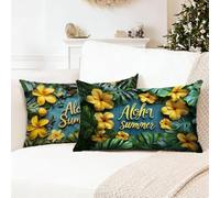 Kissenbezug 40 x 60 cm Gelb Kissenbezüge Versteckter Reißverschluss Kissenbezug Grün Weiche Hochwertige Kissenhüllen,Sofa Kissen ist das Ideal Perfekt Geschenke für Familien,Geschenke für Männer 0R-27