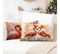 Kissenbezug 40 x 60 cm Rosa Kissenbezüge Versteckter Reißverschluss Kissenbezug Tier Weiche Hochwertige Kissenhüllen,Sofa Kissen ist das Ideal Perfekt Geschenke für Familien,Geschenke für Männer 0R-12