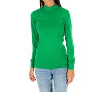 Kisses&Love Camiseta Mujer Manga Larga Ajustada Interior Exterior 1625-M