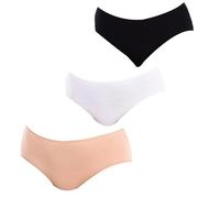 Kisses&Love Pack 3 Bragas Altas de Bambú 904 para Mujer