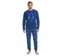 Kisses&Love Pijama Hombre Algodón de Manga Larga KLP4