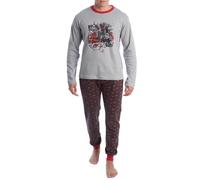 Kisses&Love Pijama Hombre Algodón de Manga Larga KLP4