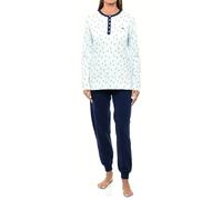 Kisses&Love Pijama Mujer Invierno de Algodón Afelpado KLP2