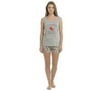 Kisses&Love Pijama Mujer Verano Tirantes Anchos de Algodón KL45250