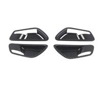 KISSGPIPOL ABS Manija Puerta Interior Coche Cubierta Panel Cuenco Embellecedor Para Hyundai Para Tucson NX4 2021 2022 2023 Para N-line Hybrid (Carbon look)