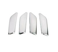 KISSGPIPOL Pegatinas Cubierta Manija Puerta Interior Acero Inoxidable Volante A La Izquierda Para Q3 2019 2020 (Stainless steel matte)