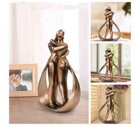 Kissing Couple Art Love Resin Sculpture Figurine Ornament Statue Valentines Gift