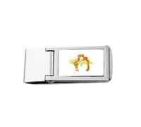 Kissing Intimate - Cartera de bolsillo con clip para dinero de acero inoxidable para hombre y mujer