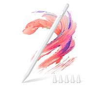 Kissleaf Lápiz capacitivo universal para todas las tabletas/teléfonos Samsung, Lenovo, Huawei, XiaoMi/Vivo, con 5 puntas, punta de lápiz de 1,5 mm, carga rápida de 30 minutos, absorción magnética