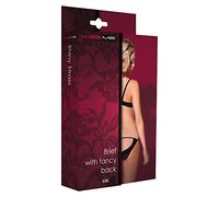 KissMe Panty/breve brillante diamante abierto larrière con cadenas Talla L