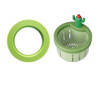 Kissmii 1 colador de fregadero de cocina con forma de cactus, filtro multifuncional