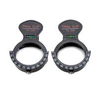 Kissmii de prueba TC-206 para optometría, monocular, de prueba óptica, soporte, instrumento oftálmico (2 piezas) A