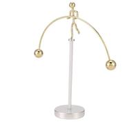 Kissmii Juguete de FíSica de Acero, Juguete de Equilibrio de Arte CinéTico, Juguete de Oficina de PsicologíA de Descompresiva de Equilibrio para DecoracióN de Escritorio,