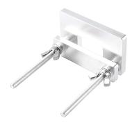 Kissmii Soporte de ángulo de montaje fijo y diapasón para cabeza de violín, herramienta de medición precisa para violín abrazadera de instalación de 4/4
