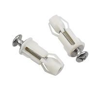 Kissral 2pcs Tornillo de Expansion para Tapa WC Tornillo de Fijación de la Tapa del Inodoro Tornillo para Asiento de Inodoro Piezas de Inodoro