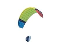 Kisss Parapente RC, 2.4G eléctrico acrobático GTS Mini control remoto parapente modelo de paracaídas de vuelo de acrobacias de alta altitud 2.36 m de envergadura, paraguas de nailon color al azar -RTF