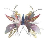 Kisss Rompecabezas mecánico de mariposa 3D, kit de modelo de insectos, 50 piezas + Steampunk QianYuDie modelo de metal 3D, rompecabezas de animales de montaje biónico para adultos, kit de regalo
