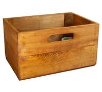 Kistenkolli Altes Land Cajón apto para estantes Billy en diferentes colores y tamaños, cajón de madera (ocre, pequeño)