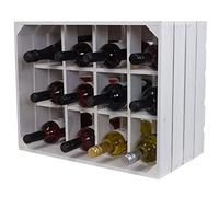 Kistenkolli Henry - Botellero (50 x 40 x 30 cm), color blanco