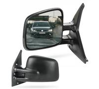 Kistrba Espejo retrovisor izquierdo de repuesto para VW T4 1996-2003 Manual, juegos completos de espejos laterales con vidrio convexo, no calefactado, reemplazo OE# 701857507F