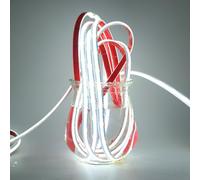 KISUFU 12V Luces LED COB Tira LED, Impermeable IP68 320 LEDs/m 2PIN Autoadhesivo Light Strip para Gabinete de Cocina, Mostrador, Estante, Escalera. (sin fuente de alimentación)