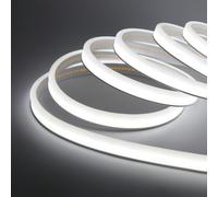 KISUFU 12V Tira LED COB, IP65 Impermeable 2 PIN Neon Led Strip 320 LEDs/m Luminiscencia de doble cara Tiras de Luces LED para Cocina, dormitorio, salón, iluminación.(Sin adaptadores de alimentación)