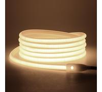 KISUFU 220V Tira LED COB, Impermeable IP65 Brillo Alto 288 LED/m Luces led Flexible Strip Light,Cada Corte de 50 cm para DIY El dormitorio, alero interior y luces decorativas.