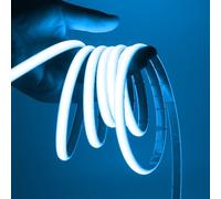 KISUFU 24V Tira de LED COB, IP68 Impermeable 320 LEDs/M Luces LED Neón，2PIN Silicona Flexible Tira de luz LED Neon para Exterior Gabinete Sala de estar etc Decorar.(Sin adaptadores de alimentación)