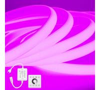 KISUFU Tira LED COB 220V, IP65 Impermeable 288 LEDs/m flexible Neon Luces de LED Light strip con Regulador de luz RF 750w del Panel táctil Para techos, salones, cocinas, baños, oficinas.