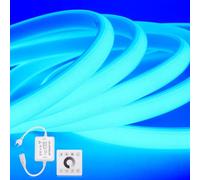 KISUFU Tira LED COB 220V, IP65 Impermeable 288 LEDs/m flexible Neon Luces de LED Light strip con Regulador de luz RF 750w del Panel táctil Para techos, salones, cocinas, baños, oficinas.