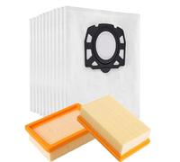 Kit 10 Bolsas + 2 Filter für Karcher Aspiradoras WD4 WD5 WD6 MV4 MV5 MV6